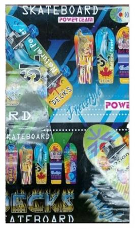 Metro de Papel Contact Patineta Ref. D-01 - 720d-29