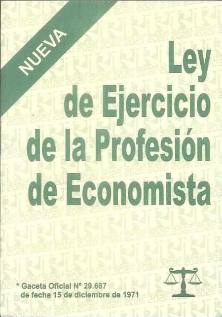 Ley de Ejercicio de la Profesion de Economista