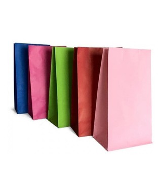 Bolsa Cotillon N° 5 Colores Surtidos Ancho 16x22 Alto Ref. Bk5