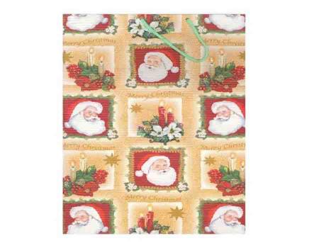 Bolsa Carton Corrugada Extra Jumbo Navidad Ref. 