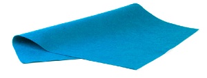 Lamina de Fieltro 45 X 45cm Turquesa Ref. 