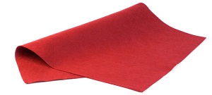 Lamina de Fieltro 45 X 45cm Rojo Ref. 