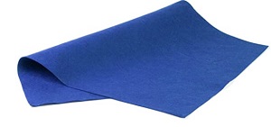 Lamina de Fieltro 45 X 45cm Azul Oscuro Ref. 