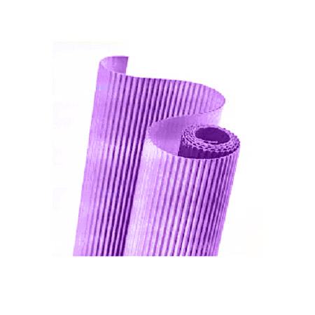 Pliego de Carton Ondulado 70 X 50cm Morado