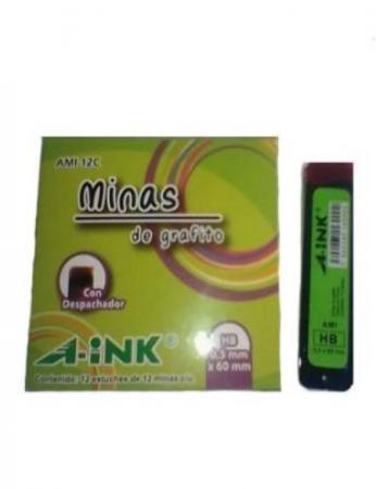 Minas A-ink 0.5 Hb X 60mm X 12 Pzas Ref. Ami12c - 011.45