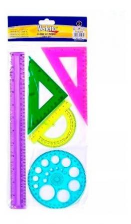 Juego Geometrico Merletto X 5 Pzas Colores Surtidos Ref. 780-2335875 - Sei0025