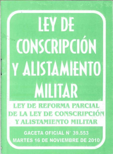 Ley de Conscripcion y Alistamiento Militar