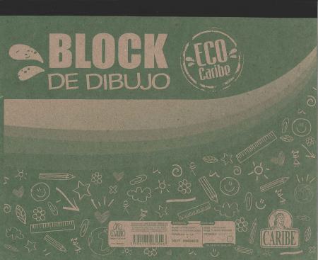 Block de Dibujo Encolado Eco Caribe X 34.3 X 28 Ref. N066248d28