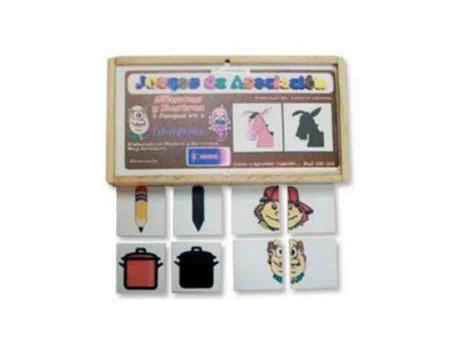 Juego de Asociacion Siluetas/rostros (2 En 1) Ref. Dk-148