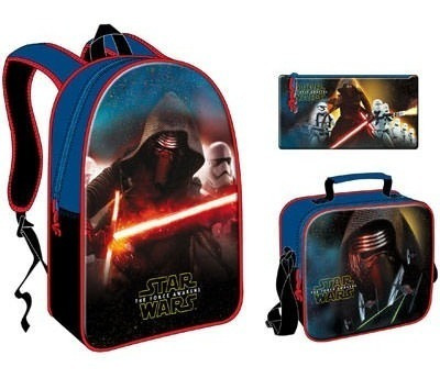 Combo Star Wars Episodio VII + Morral + Lonchera + Cartuchera Ref. 959018