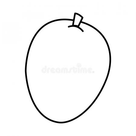 Silueta Fruta Mango para Enhebrar Ref. Dk-522