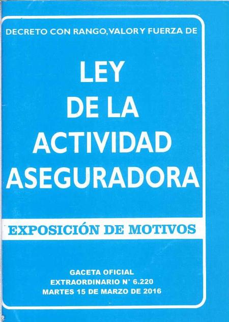 Ley de la Actividad Aseguradora 