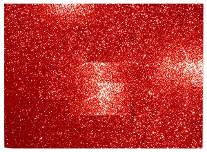 Foami Escarchado Adhesivo Doble Carta Rojo Ref. Foams212