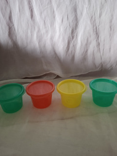 Set de 6 Gelatineros con Tapa Plasticas Infantiles Ref. 2192 - 6005128 -