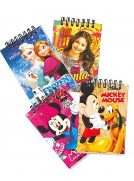 Libreta Espiral Pequeña Infantil X Modelos Surtidos Ref. 
