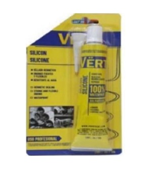 Estuche de Silicon Transparente Vert Uso Prpfesional X 2oz / 50grs Ref. 
