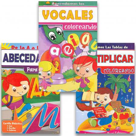 Cartilla Colorea y Aprende X Modelos Surtidos