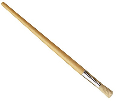 Pincel Redondo Mango Largo N° 10 Ref. 555-10