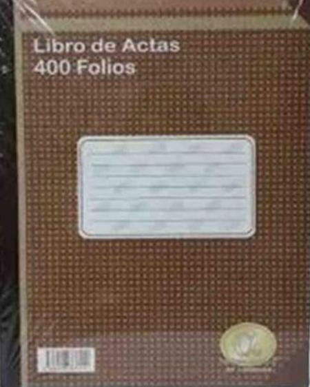 Libro de Actas 400 Folios Ref. 6814