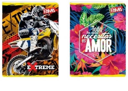 Cuaderno Empastado Grande Fama Marfil 200 Pag Tesis 