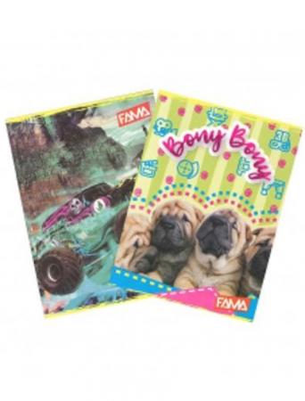 Cuaderno Engrapado Pequeño (cuadriculado/doble Linea)marfil 80 Hojas