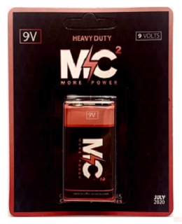 Bateria 9 V Heavy Duty Mc