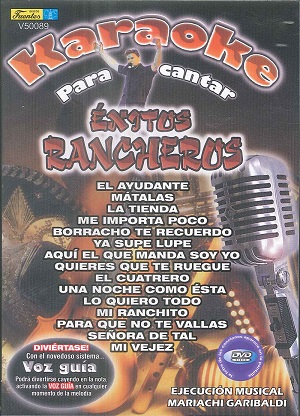 Dvd Karaoke para Cantar - Exitos Rancheros Ref. 7702524031340