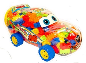 Bloque Didactico 120 Piezas Carro Ref. 3ex4-83323