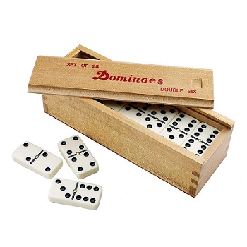 Juego de Domino Estuche de Madera