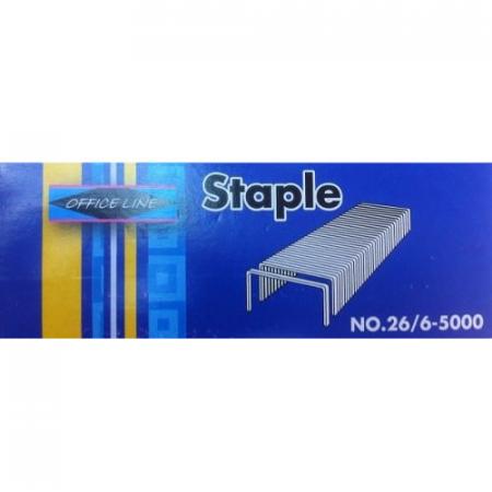 Caja de Grapas Lisas 26/6 Office Line Ref. Mf0504