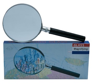 Lupa de Vidrio 90mm  Glass Magnifving Ref. 1185