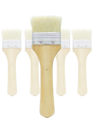 Brocha Cerda Cs Plana Corta # 6 Ref. 10201.6 Madera Natural