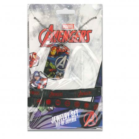 Collar de Placa y Pulsera Avengers Ref. F100058