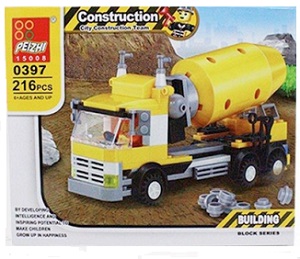 Bloque Didactico 216 Piezas Volteo Construction Ref. T06-548