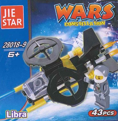 Bloque de Construccion Wars Constelattion Libra 43 Piezas Ref. 28018-9