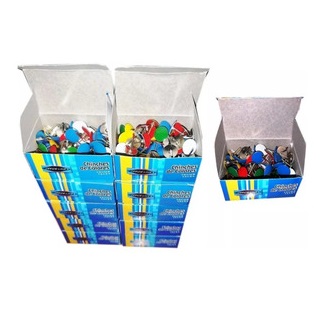 Caja de Chinche Colores Surtidos X 100 Pzas. Ref.q/wzl01-2001