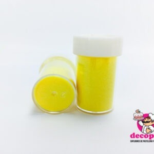 Pote de Escarcha Neon Amarillo T/p