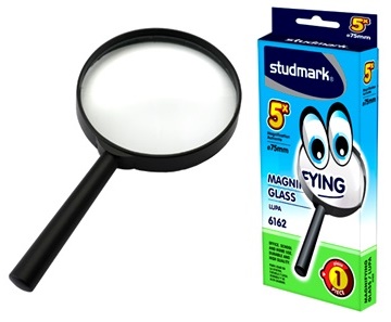 Lupa Plastica Magnifying Glass 75 Mm Studmark Ref. 6162