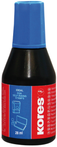 Tinta Azul para Sellos Kores 28ml Ref. 71308.51 