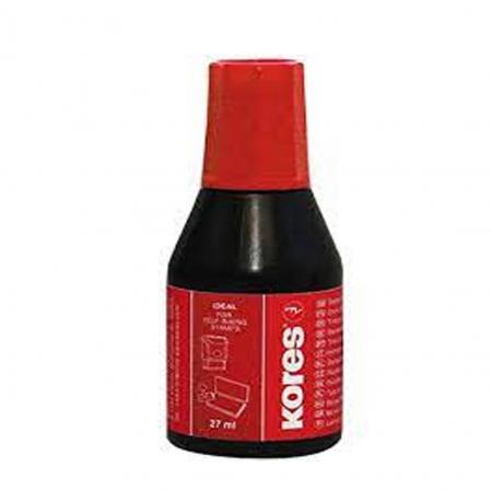 Tinta Roja para Sellos Kores 28ml Ref. 71328.51 