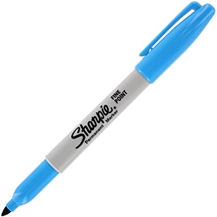 Marcador Permanente Sharpie Punta Fina Acqua  (turquesa) Importado