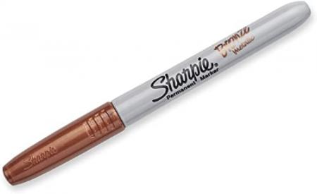 Marcador Permanente Sharpie Punta Fina Metallic  Bronze Importado