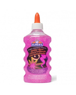Glitter Glue (pega Escarchada) Elmers Color Fucsia 177 Ml Ref. E325