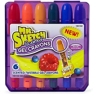 Estuche Creyones de Cera y Gel 6 Piezas Doble Mr. Esketch Scented Twist 1951332