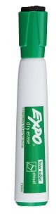 Marcador para Pizarra Expo Verde Bold Dry Magnetic & Eraser X Unidad 