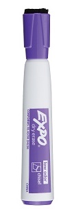 Marcador para Pizarra Expo Morado Bold Dry Magnetic & Erasr X Unidad 