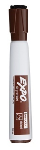 Marcador para Pizarra Expo Marron Bold Dry Magnetic & Erasr X Unidad 