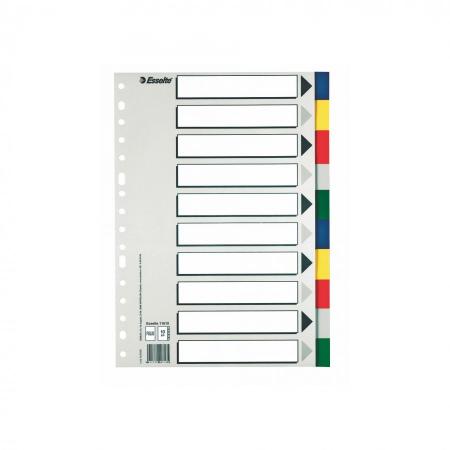 Separador Numerico Plastico Tipo A4  Esselte Ref. 47106 