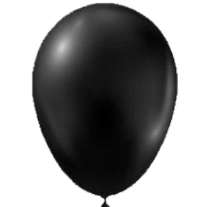 Globo Metalizado Negro