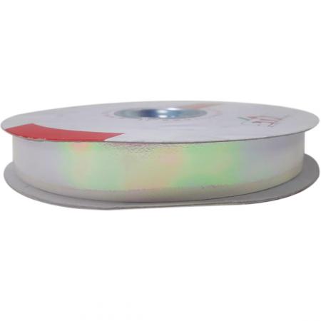 Cinta Cangiante Liscio 19mm X (1 Metro) Ref. P53 (blanco)